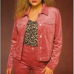 💛 LC Lauren Conrad Pink Dusty Rose Jean Jacket